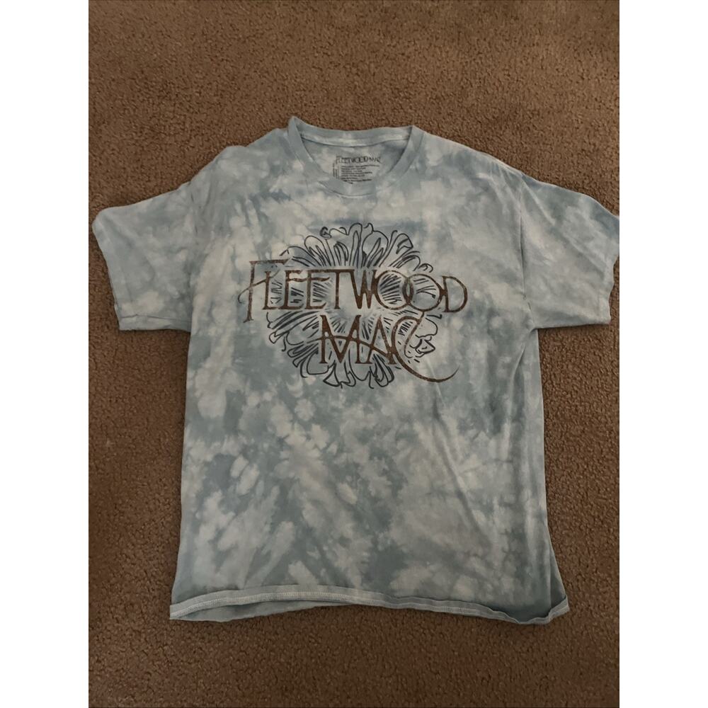 New!! Fleetwood Mac Flowers White Unisex T-shirt Size L